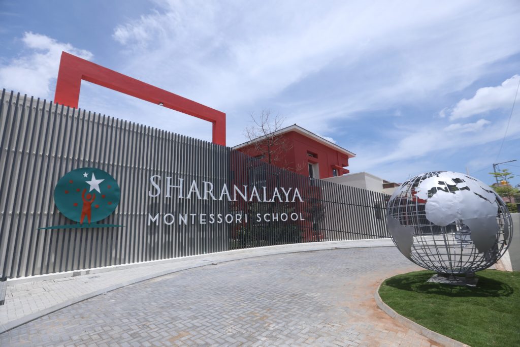 Sharanalaya Montessori School entrance - One of the leading Schools in Sholinganallur